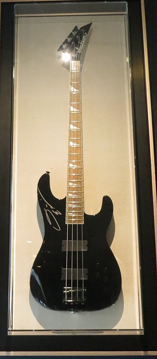 Hard Rock Cafe Yankee Stadium - Dave Ellefson's Jackson Bass