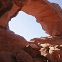 20.09.2009 - Arches Park - Skyline Arch<br />So sieht der Skyline Arch von hinten aus, zu erreichen über den Devils Garden Campground