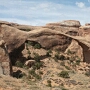 Arches Park - Landscape Arch<br />Der weitestspannende Arch der Welt, nur noch ca. 2 Meter dick.