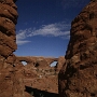 22.09.2009 - Arches Park - The Spectacles<br />North und South Window zusammen, vom Turret Arch aus gesehen