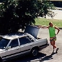 Nissan Laurel - Barbados - 11.12.1994 - 97 km<br />Vermieter: MJay Rentals - Ersatzauto bis das Mobil im nächsten Bild frei war.
