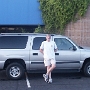 Chevrolet Suburban ab/bis Phoenix Airport - Hoodoo You Do Tour - 10.-11.4.2004 - in Phoenix für einen Tag gefahren, der war mir zu gross, habe ich deshalb gegen einen kleineren umgetauscht.<br />Vermieter: Alamo - dieses und die nächsten beiden Autos kosteten 822,48 € für 3 Wochen