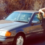 Mercedes 190 - Teneriffa - 30.10.2000 - für einen Tag, weil der eigentlich gebuchte noch frei geworden ist. 135 km<br />Vermieter: Nizacar