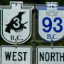 Roadsign British Columbia