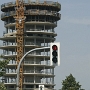 Eins der künftigen Wahrzeichen der Stadt - das Excenterhaus an der Unistrasse. Hier enstehen 5.000 Quadratmeter Büro- und Wohnfläche. Gebaut auf dem alten Bunker.<br />28.6.2011