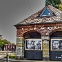 Portikus - 1912 erbautes ehemaliges Klohäuschen, mittlerweile eine Galerie. 20.8.2021