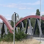 Kurzer Blick nach Altenbochum, auf die neue Brücke an der Buselohstraße, nachdem die alte Brücke jahrelang für Autos über 3,5 to gesperrt war und alle Busse und LKW's riesige Umwege fahren mussten, um in den Ruhrpark zu kommen.
