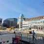 Husemannplatz am 27.08.2024, im Hintergrund der fast fertige mittlerweile in Husemann Karree umbenannte Gebäudekomplex