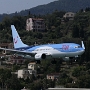 TUIfly Belgium - Boeing 737-8K5 - OO-JAQ<br />CFU - Royal Boutique Café - 16.8.2022 - 11:09