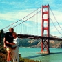 Golden Gate Bridge - 15.8.1989 - nicht im Bild - 31.7.1992 - im Bild