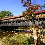 Albany Bridge<br />1981-82 vom U.S. Forest Service restauriert.