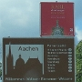Die Stadt ist bekannt für ihre bis in die Jungsteinzeit zurückreichende Geschichte und ihr damit verbundenes kulturelles, archäologisches und architektonisches Erbe. Der Dom, das Wahrzeichen der Stadt, und der Domschatz wurden 1978 als erstes deutsches Kulturdenkmal und zweites Kulturdenkmal weltweit in die Welterbeliste der UNESCO aufgenommen. Aachen ist Bischofssitz und ein bedeutender Standort vor allem der deutschen Süßwarenindustrie.