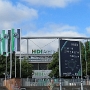 Das ehemalige Niedersachsen-Stadion und heutige HDI Arena in Hannover. <br />(1954–2002 Niedersachsenstadion und 2002–2013 AWD-Arena). 49.200 überdachte Zuschauerplätze. Das Stadion wurde 1954 als Niedersachsenstadion für ursprünglich rund 86.000 Zuschauer errichtet und seither anlässlich der Durchführung verschiedener Fußball-Großereignisse mehrfach umgebaut.<br /><br />Besucht am 8.7.2018