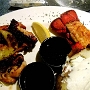 28.1.2015 - Teryaki Chicken & Lobster Tail bei Charlie's Boathouse Grill in Fort Myers