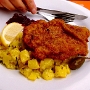 Kulinarischer Treffpunkt in Bochum -12.8.2016<br />Tucholsky - Original Wiener Schnitzel vom Kalb<br />Wildpreiselbeeren | Kapern | Zitrone | Erdäpfelsalat<br /><br />War nicht so toll.....