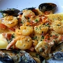 25.5.2017<br />Seafood Giant Manicotti im Olive Garden in Tukwila/WA<br />Shrimp, Mussels and a creamy Seafood-Alfredo Sauce over giant manicotti pasta filled with a blend of italian cheeses. 1900 Kalorien.
