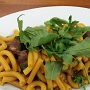 5.7.2017<br />Sedanini di Manzo e Rhabarber in der L'Osteria<br />Frische Pasta mit Rinderfiletstreifen, Zuccini, Rucola und Erdbeeren in leicht pikanter Rhabarberreduktion.<br />