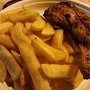 14.2.2018<br />Poulet avec Frites bei Imane Grillades in Sainte Rose/Guadeloupe