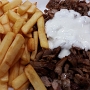 14.5.2018<br />Gyros Frites bei Plaka in Brüssel, Rue du Marché aux Fromages 6<br />Selten so ein geschmacksneutrales Gyros gegessen.