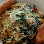 19.9.2018<br />LEMON & GARLIC SHRIMP PASTA bei TGI Friday's in Memphis/TN<br />SHRIMP, BABY BROCCOLI, TOMATOES AND SPINACH TOSSED IN A LEMON-BUTTER SAUCE WITH FETTUCCINE. SERVED WITH GRILLED LEMON.