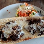 8.2.2019<br />Steak sandwich; entrecôte met gesmoorde ui en gesmolten kaas im Hemingway Beach Bar & Restaurant am Lions Dive & Beach Resort/Curacao<br />11,85 $