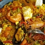 6.7.2019<br />Paella “Marinera” - nur mit Fisch bei El Flamenco in der spanischen Gasse in Düsseldorf<br />War ok, aber nicht so der Knaller