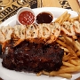 04.01.2020<br />LT. DAN’S SURF & TURF bei Bubba Gump in Miami/FL<br />Our award-winning Dixie Style Baby Back Ribs, slow roasted to perfection in<br />house along with succulent Grilled Shrimp and Fries.<br />1350 cals 24.99