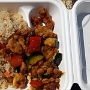12.10.2023 - Kung Pao Chicken vom Panda Express im Westfield Mission Valley West Center in San Diego/CA<br />Damit ist der wahrscheinlich letzte USA Urlaub beendet, ohne ein Steak oder ein amerikanisches Frühstück täglich