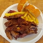 23.6.2023<br />Churrasco bei der Parilla Argentina Foodtruck beim Rock Imperium in Cartagena<br />9 €