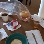 20.9.2023 - Frühstück im Motelzimmer