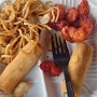 29.9.2023 - Orange Chicken, Noodles Spling Lolls vom Safeway
