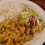 08.11.2024 - 5:45 PM - Boneless coconut curried chicken meal - boneless chicken breast curry and coconut milk  infused with sweet peppers and irish potatoes bei Irie Foods in Dover/Barbados - 35 BD$