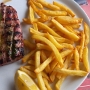 6.5.2024 - Menu del Dia - Solomillo Cerdo Parrilla im Restaurante Grill Los Poetas in Pagera