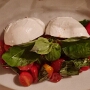 27.10.2025 - Insalata Caprese bei Santa Lucia in Zürich - 16 CHF = 17,24 € = 33,71 DM = dazu Acqua Panna 50 cl, Sodale Rotwein 1 cl & Tellus Chardonnay 1 cl = 58 CHF = 62,84 € = 122,90 DM