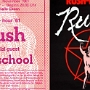 Rush - 21.11.1981 - Grugahalle Essen<br />Merkwürdiges Billing mit Girlschool