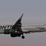 Frontier Airlines - Airbus A321-211 (WL) - N712FR "Spot the Jaguar"<br />LAS - Las Vegas Boulevard South - Jack in the Box - 4.5.2022 - 7:30 PM<br />