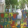 Blick auf die Alte Bahnhofstraße vom Nudelland aus gesehen.