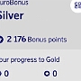 SAS EuroBonus Silver/Skyteam Elite