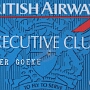 British Airways Executive Club Card - gültig bis 09/97