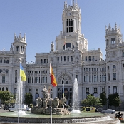 26.9.2022 - 14:24
Fuente de Cibeles am Plaze de Cibeles mit dem Palacio de Cibeles