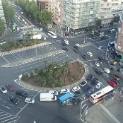 26.9.2022 - 9:14
Blick aus dem Hotelfenster, es sieht sonnig aus, ist aber nicht mehr so heiss wie in den letzten Tagen, sondern angenehm, um die 23°. 