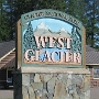 West Glacier, Dorf am Westeingang des Glacier Parks.