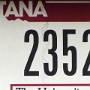 Licence Plate Montana