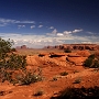 Gaaanz hinten ist das Monument Valley