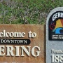 Welcome to Downtown Gering - unbedeutende Stadt irgendwo am Ende der Welt, immerhin in der Nähe des Scottsbluff National Monuments<br />besucht am 19.5.2014