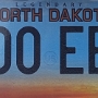 License Plate North Dakota