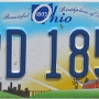 Licence Plate Ohio