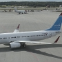 Norwegian Air Sweden - Boeing 737-84P(WL) - SE-RXB "UNICEF"  tail design<br />ARN - Radisson Blue Hotel Room 626 - 17.7.2023 - 16:20