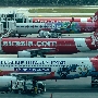 Air Asia - Airbus A320-216 -  9M-AFV "Legend Heroes Park" special colours<br />Indonesia AirAsia - Airbus A320-216 - PK-AZP<br />Air Asia - Airbus A321-251NX - 9M-VAA "3,2,1 take-off" special colours<br />KUL - KLIA2 - 26.3.2023 - 15:13