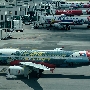Air Asia - Airbus A320-216 - 9M-AJS "Let’s Fly to Terengganu" special colours <br />KUL - KLIA2 - 26.3.2023 - 15:13
